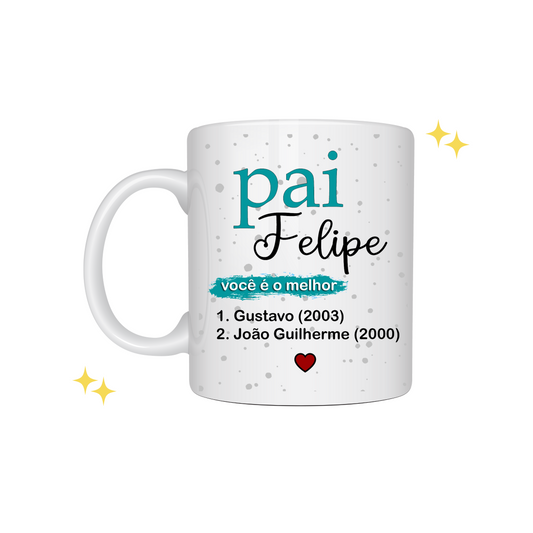 Caneca Pai e Filhos ♥ E-Commerce DryPhoto