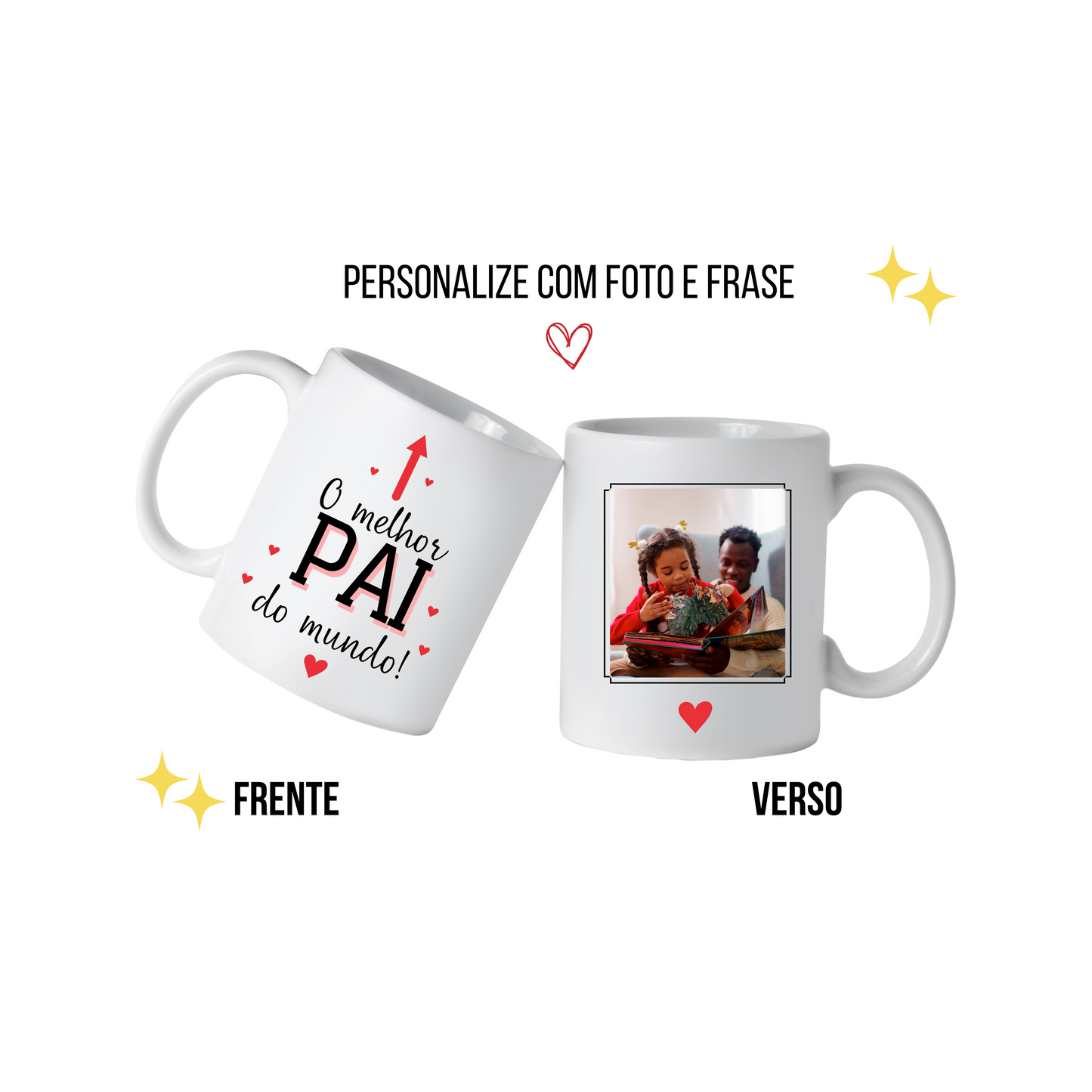 Caneca "Melhor Pai Do Mundo" ♥ E-Commerce DryPhoto